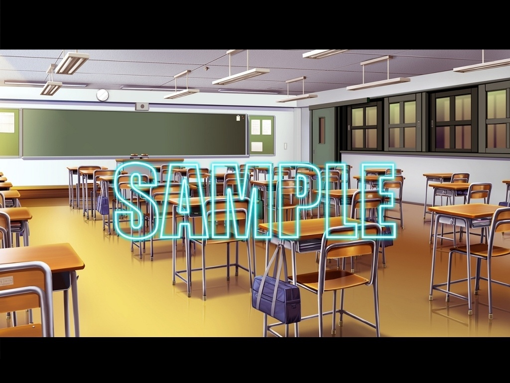 背景素材:学校教室1