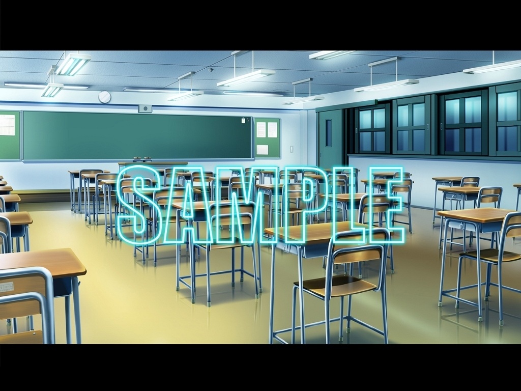 背景素材:学校教室1