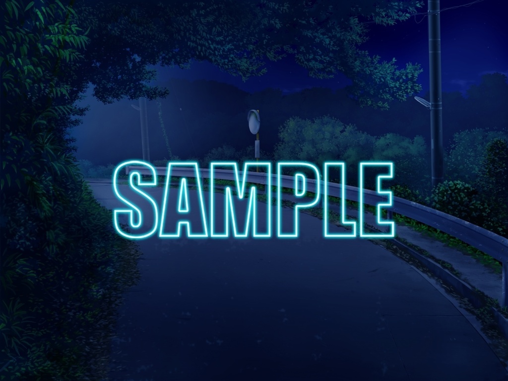 背景素材:田舎道2