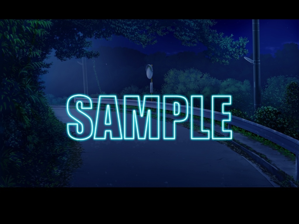 背景素材:田舎道2