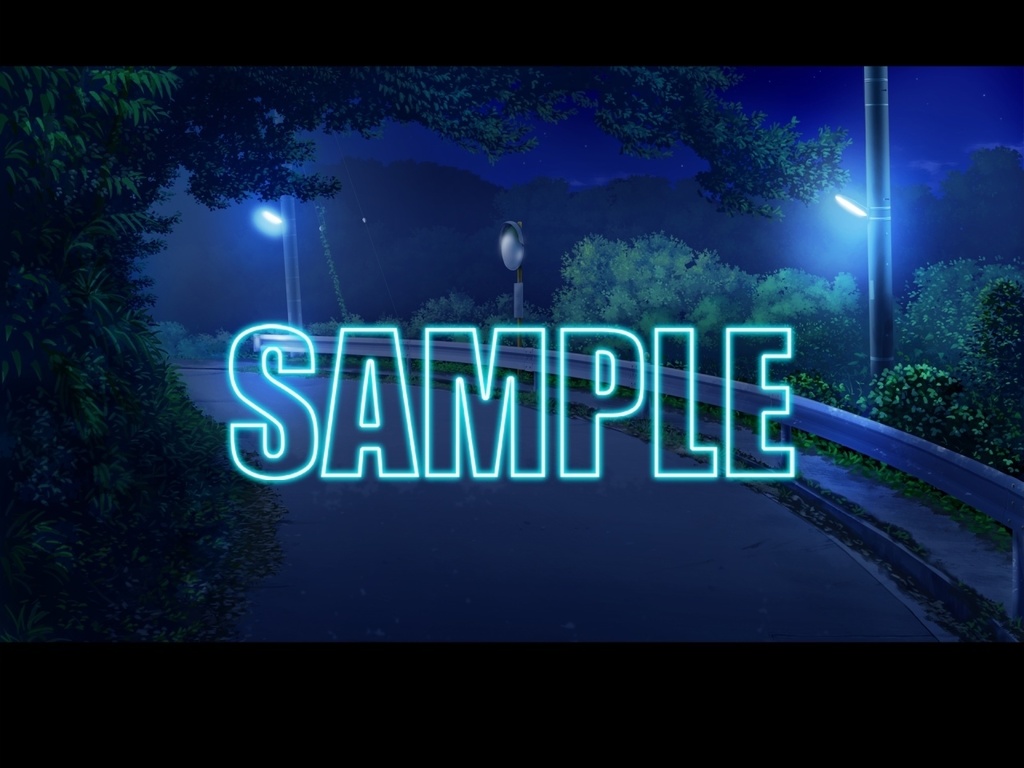 背景素材:田舎道2