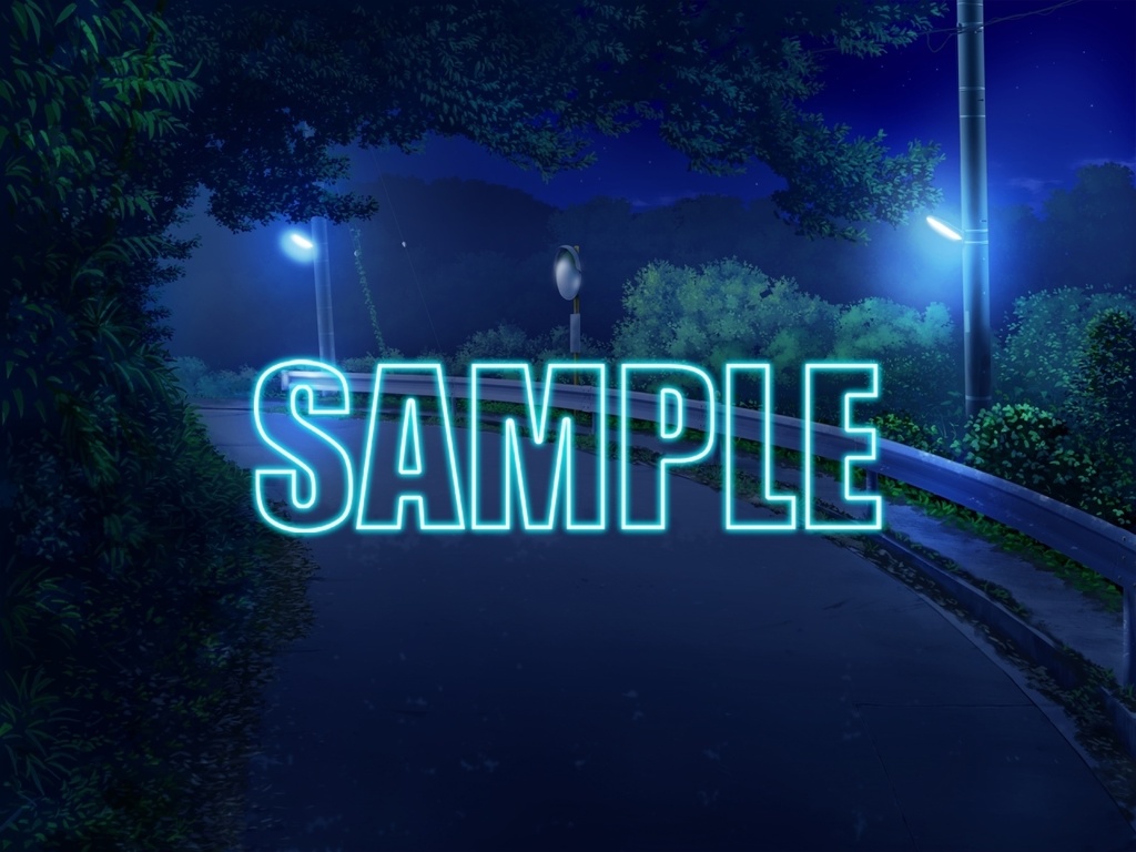 背景素材:田舎道2