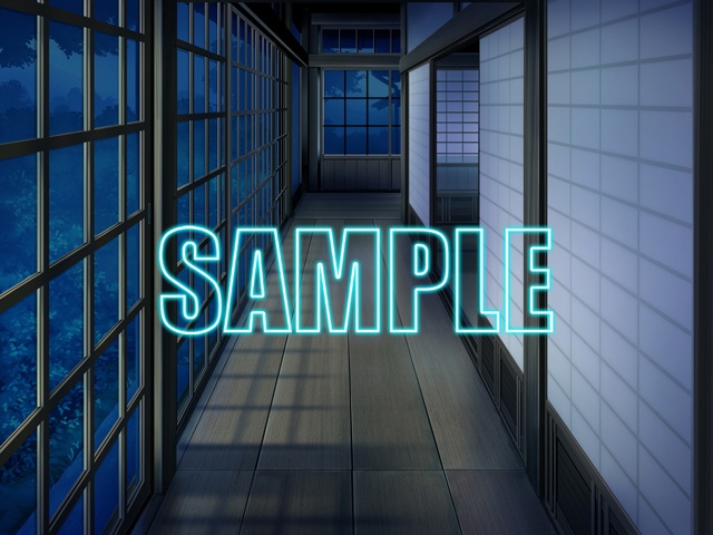 背景素材:古民家廊下