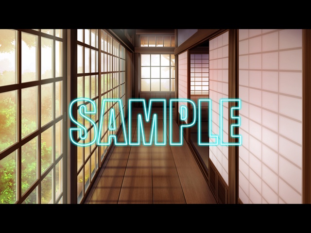 背景素材:古民家廊下