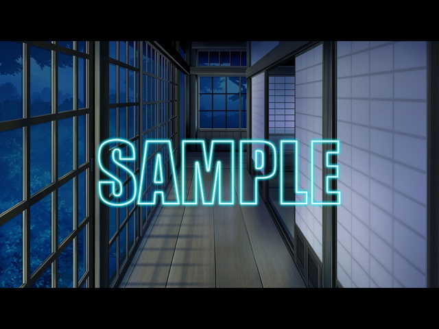 背景素材:古民家廊下