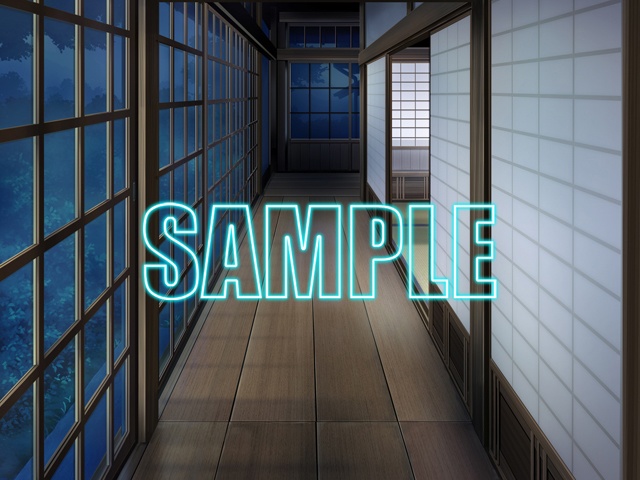 背景素材:古民家廊下