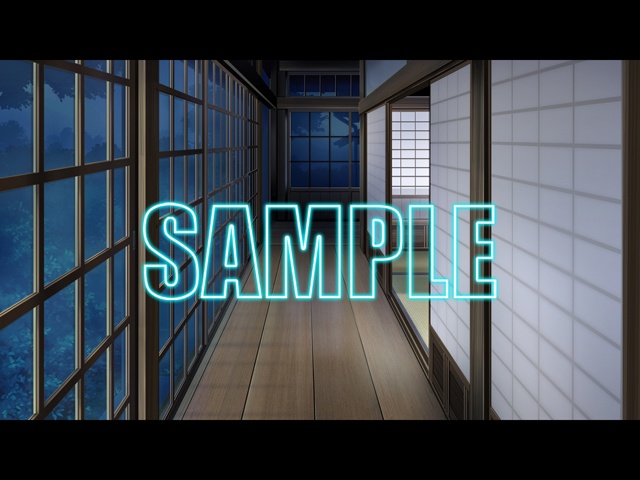 背景素材:古民家廊下