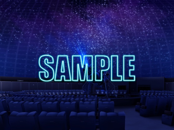 背景素材:プラネタリウム