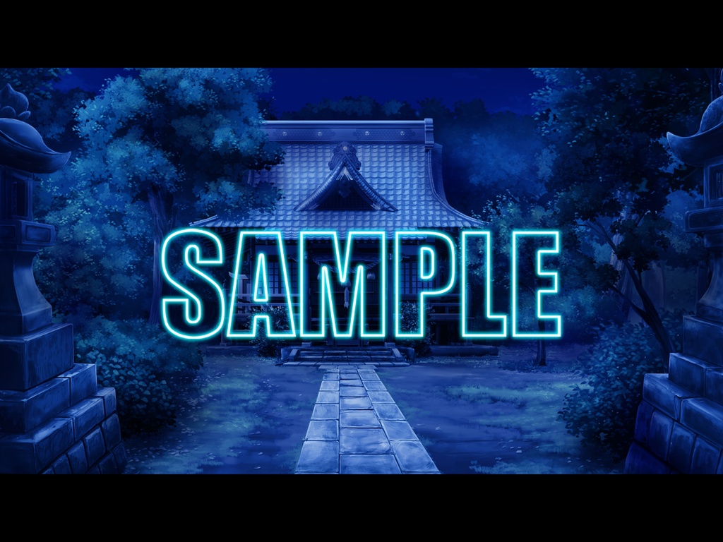 背景素材:神社の境内