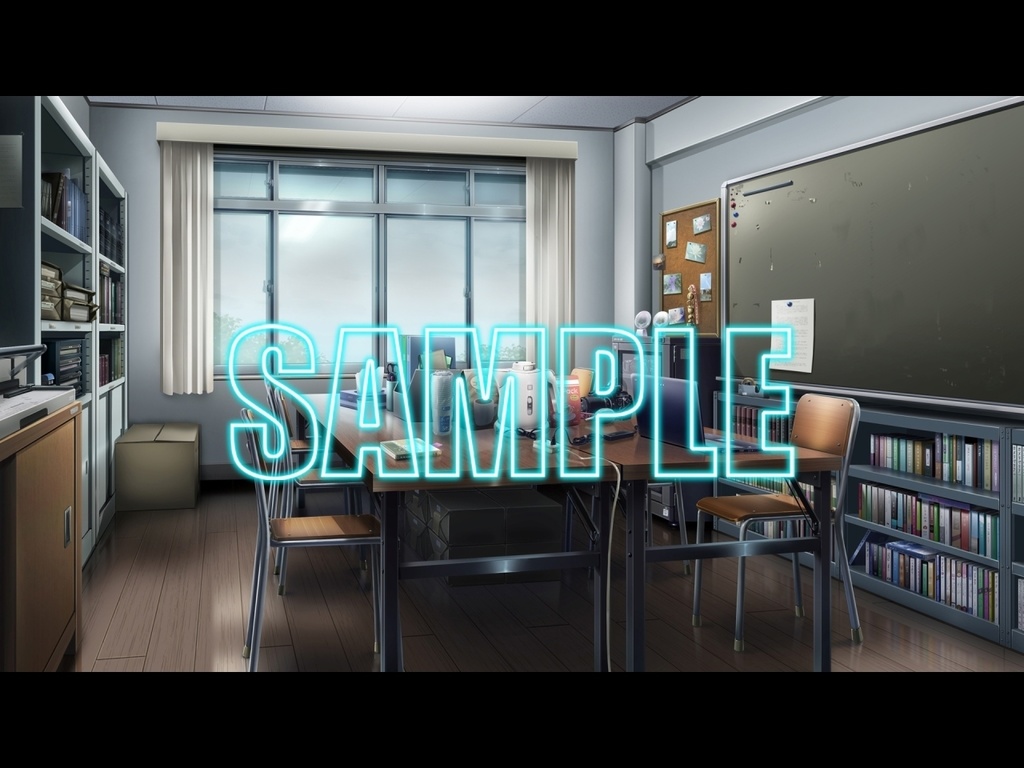 背景素材:文化系の部室
