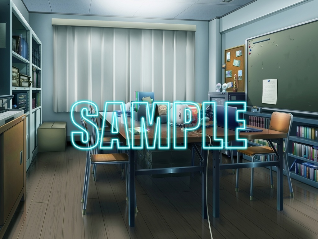 背景素材:文化系の部室