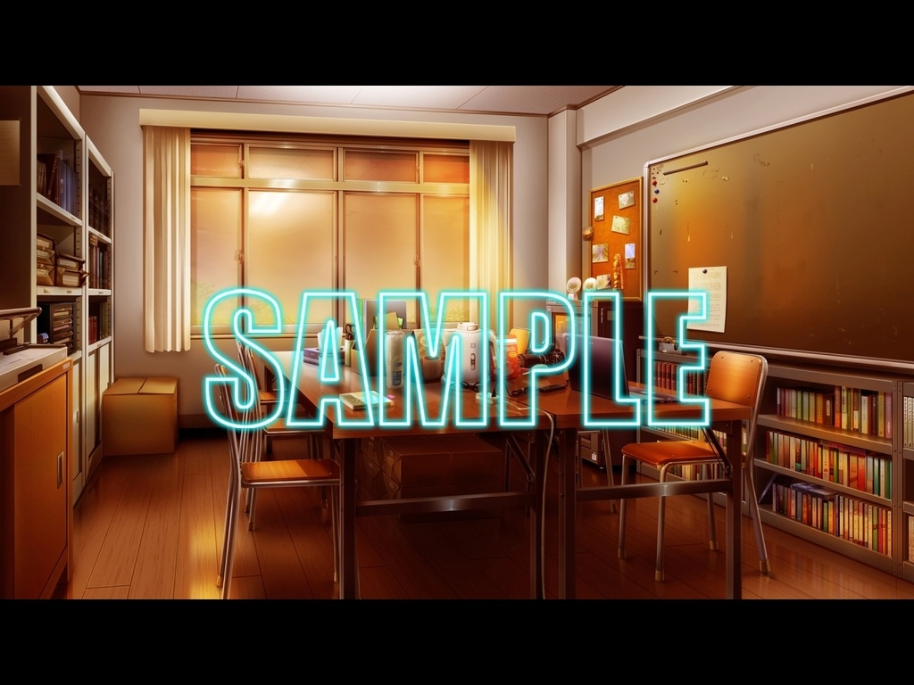 背景素材:文化系の部室