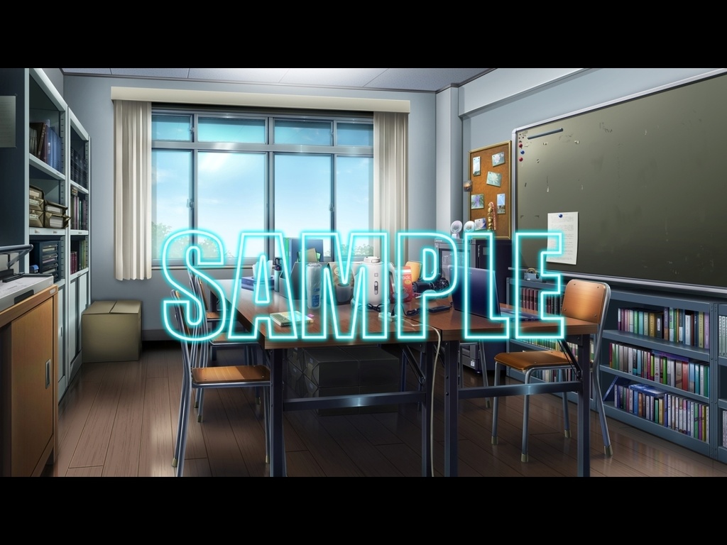 背景素材:文化系の部室