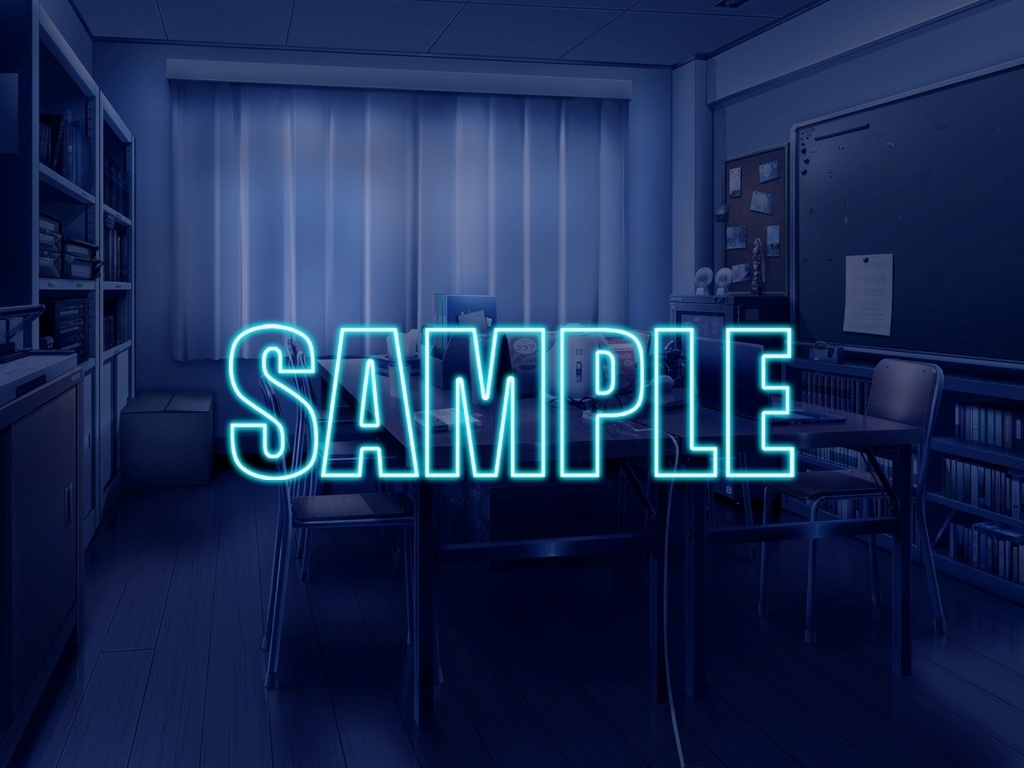 背景素材:文化系の部室