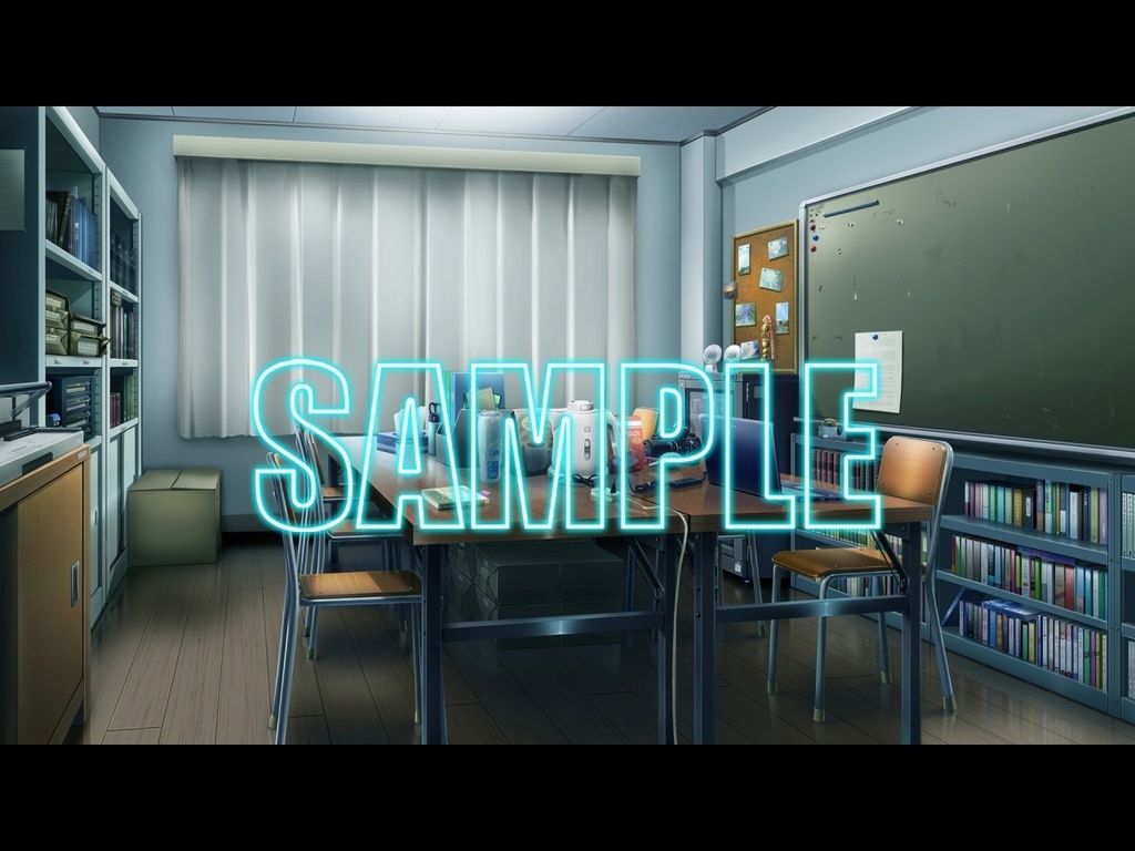 背景素材:文化系の部室