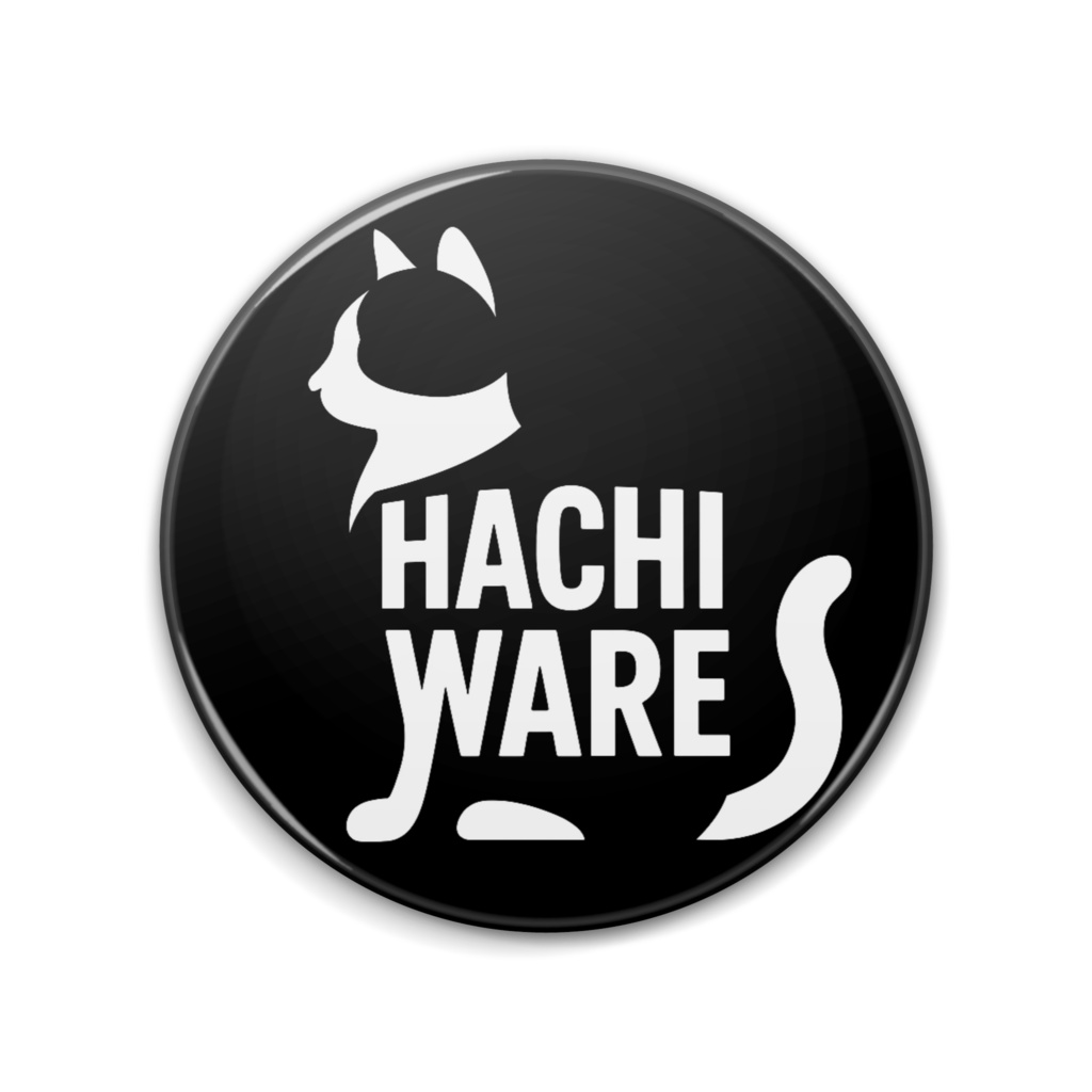 ハチワレ好きの缶バッジ