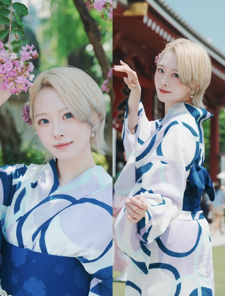 はての浴衣デートチェキ