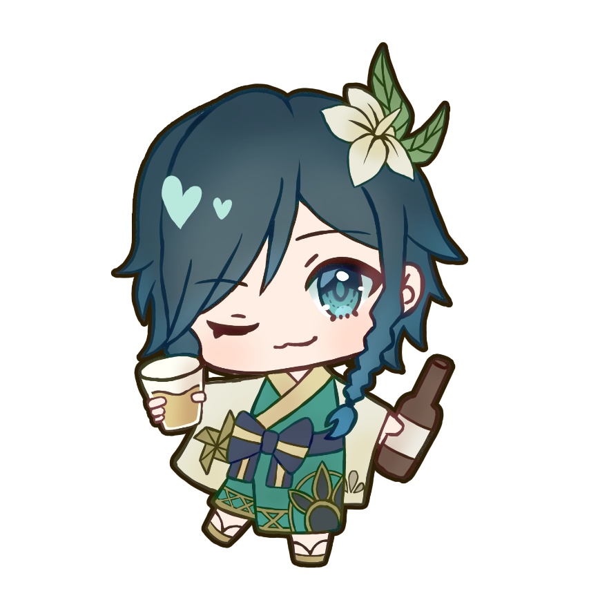 原神 ウェンティ浴衣アクリルスタンド