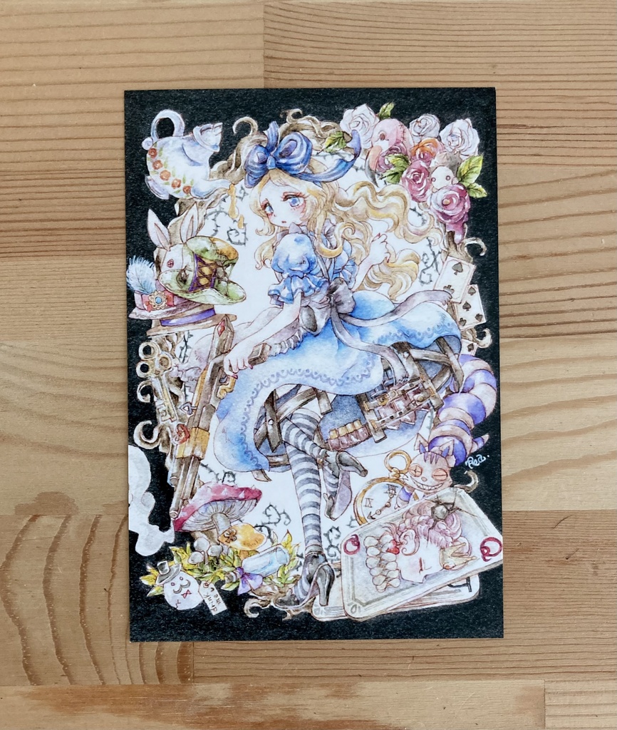 ポストカード「Alice in darkness」