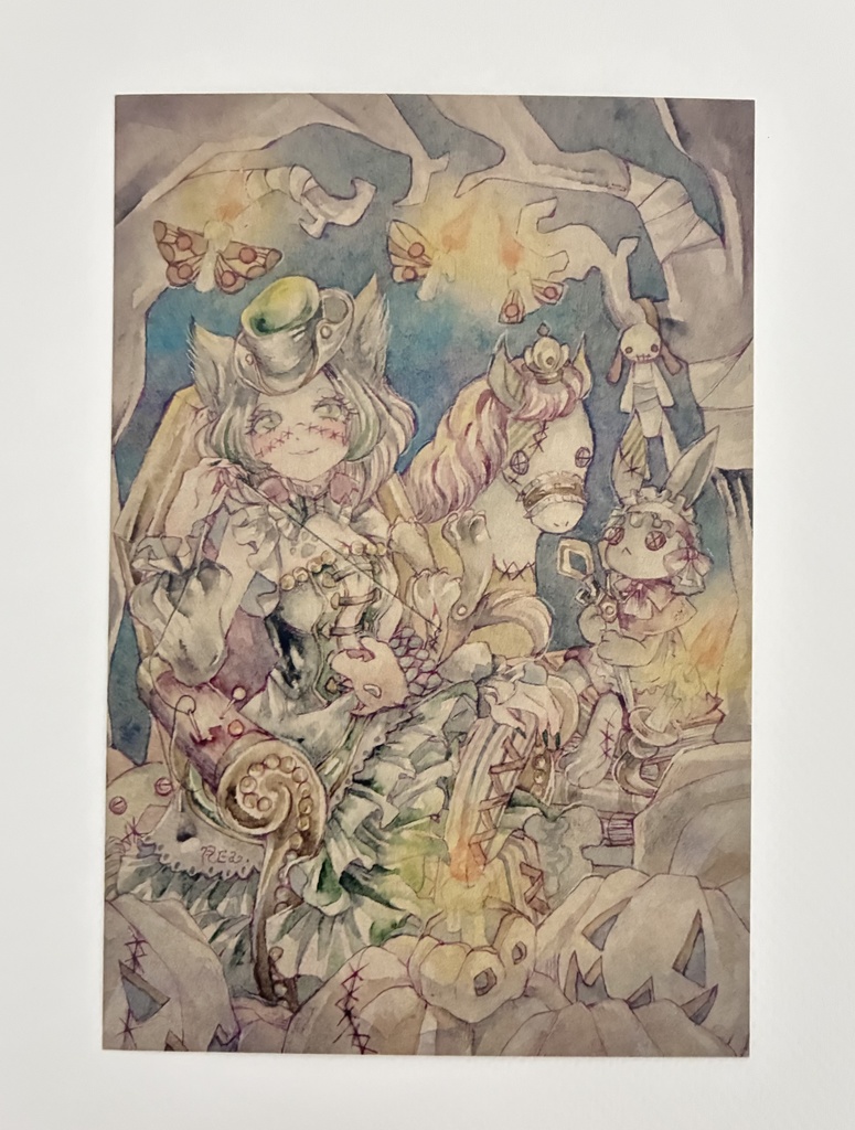 ポストカード「ツギハギparty  nigh！」