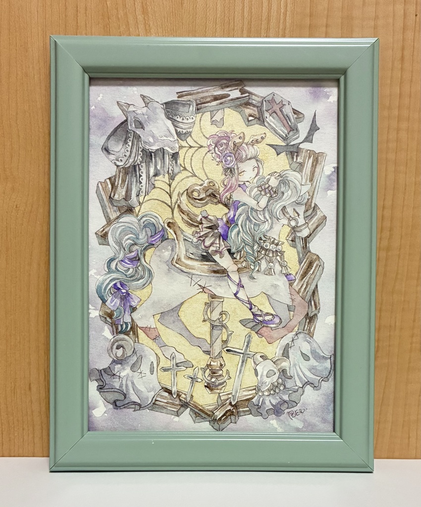 額装原画「ナイト・カルーセル」