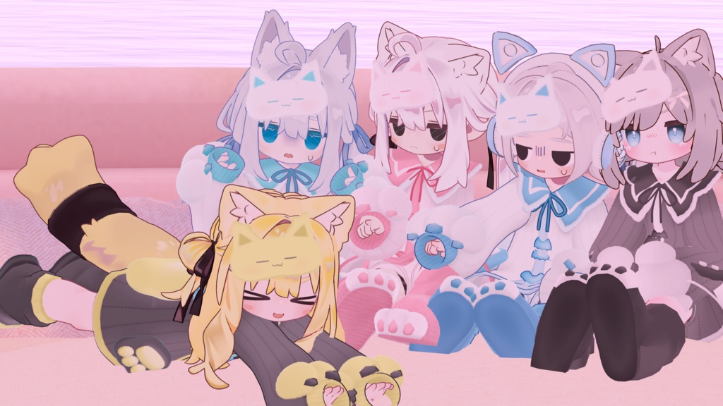 【12アバター対応】ぐーたらうるふ