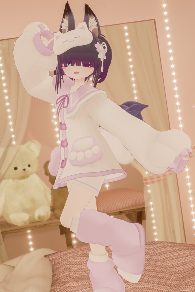 【12アバター対応】ぐーたらうるふ