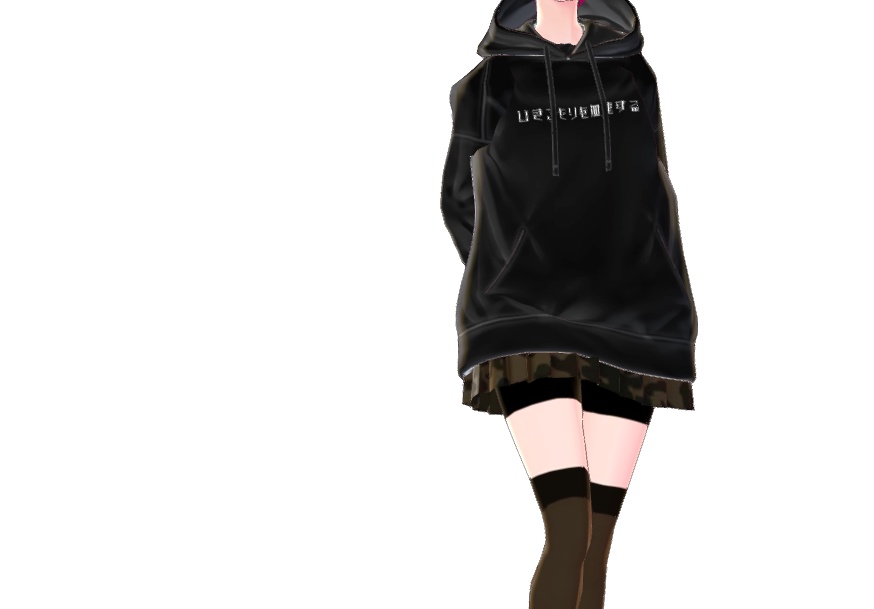 【VRoid】ひきこもりパーカーテクスチャ
