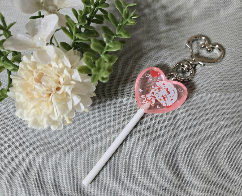 相沢のキャンディアクリルキーホルダー