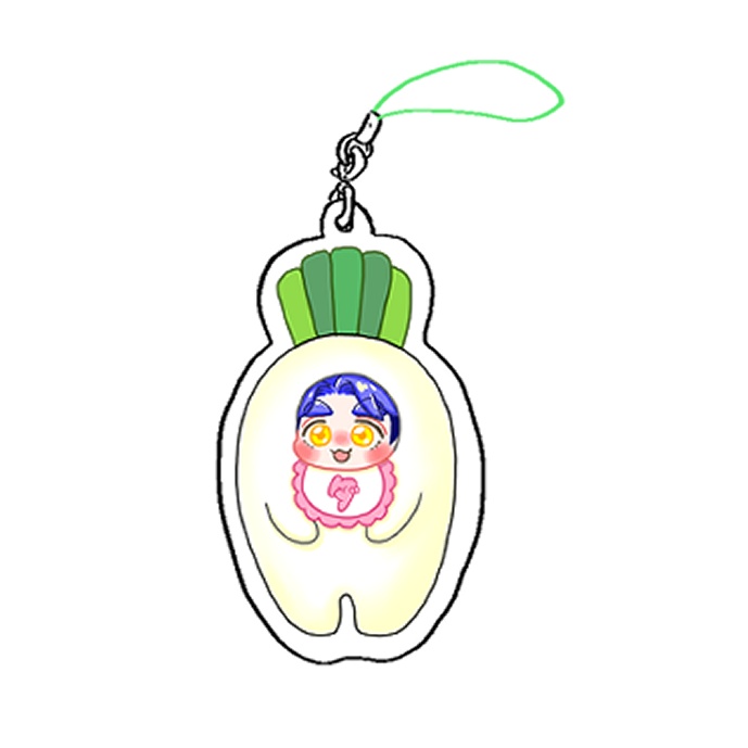 だいこんばぶじゅのストラップ