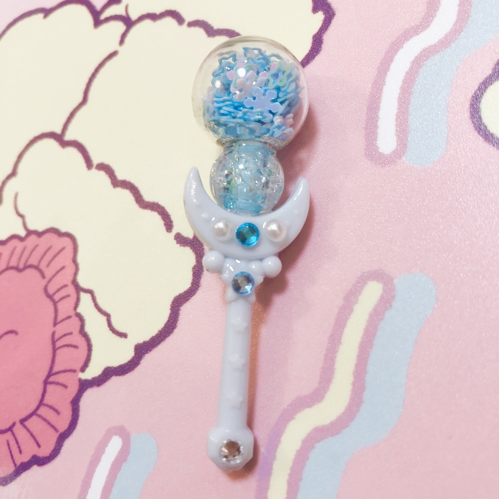 ちびぐるみ用ガラガラ【ブルー②】
