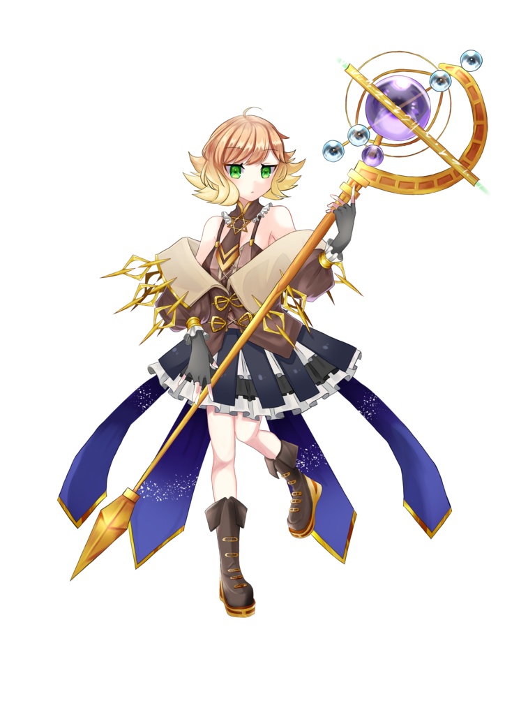【立ち絵素材】魔法少女の女の子
