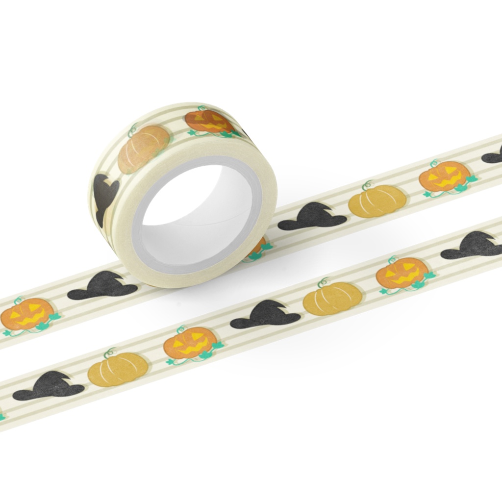 ハロウィン マスキングテープ 杏仁豆腐 Booth