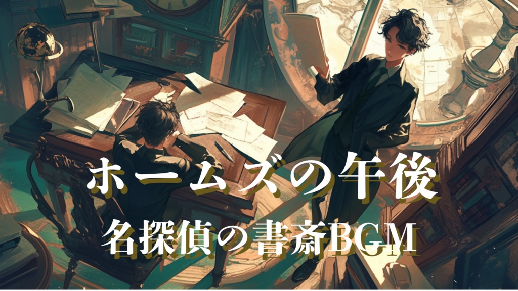 【ヴィクトリア朝・フリーBGM】「ホームズの午後」静かな書斎BGM