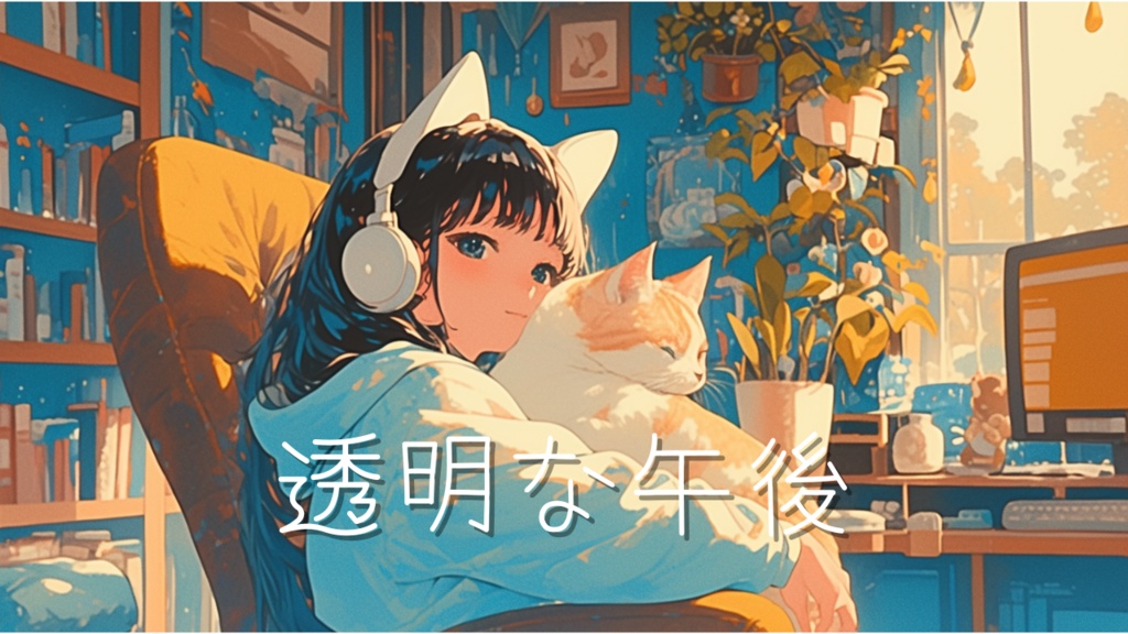 「透明な午後」— 心がそっとほどけていく、午後のやさしい風景。