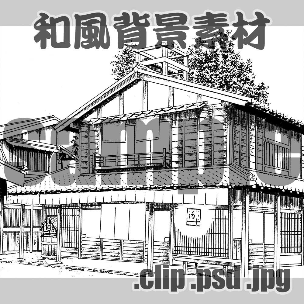 居酒屋01 和風背景011 スタジオ516 Booth