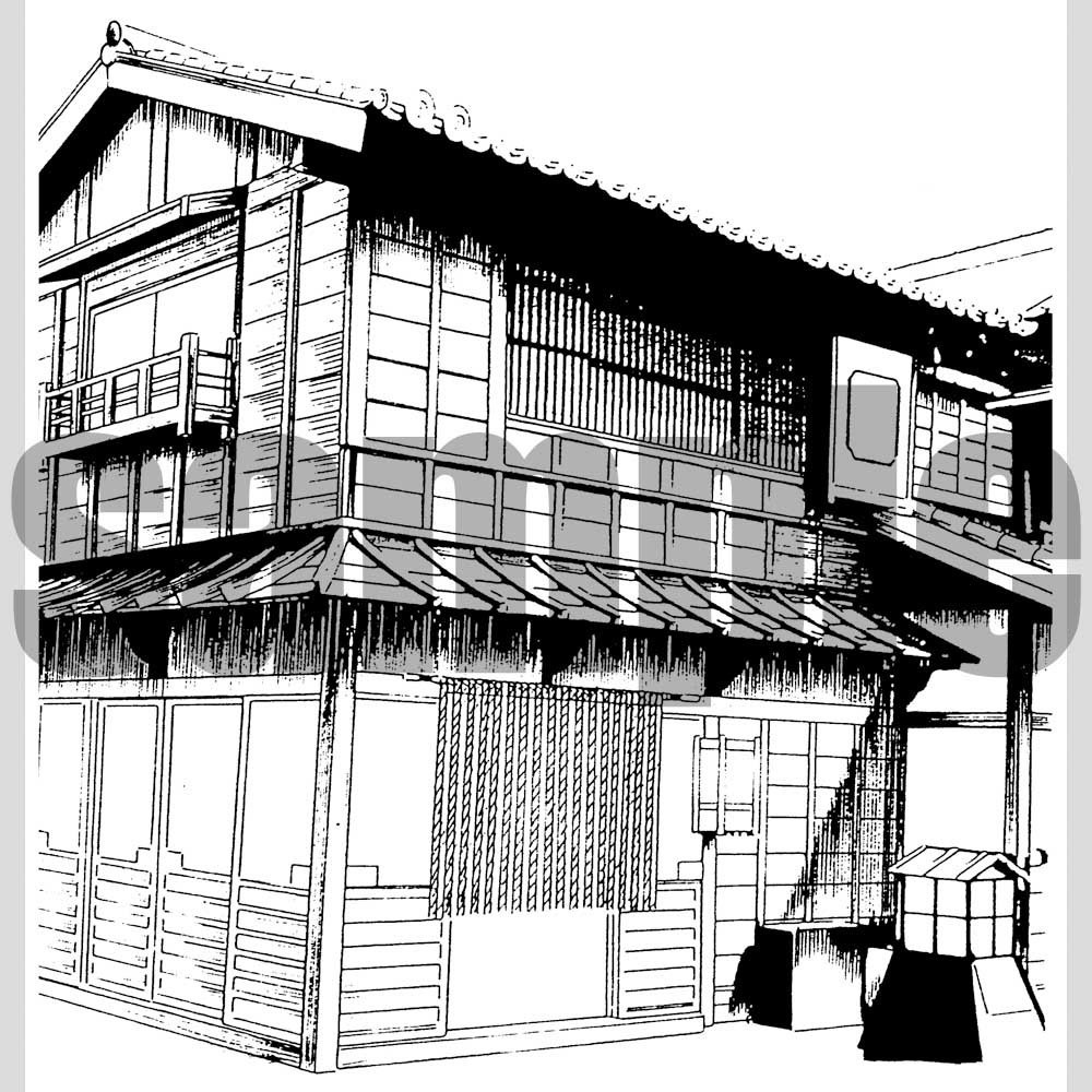 町並み03 和風背景021