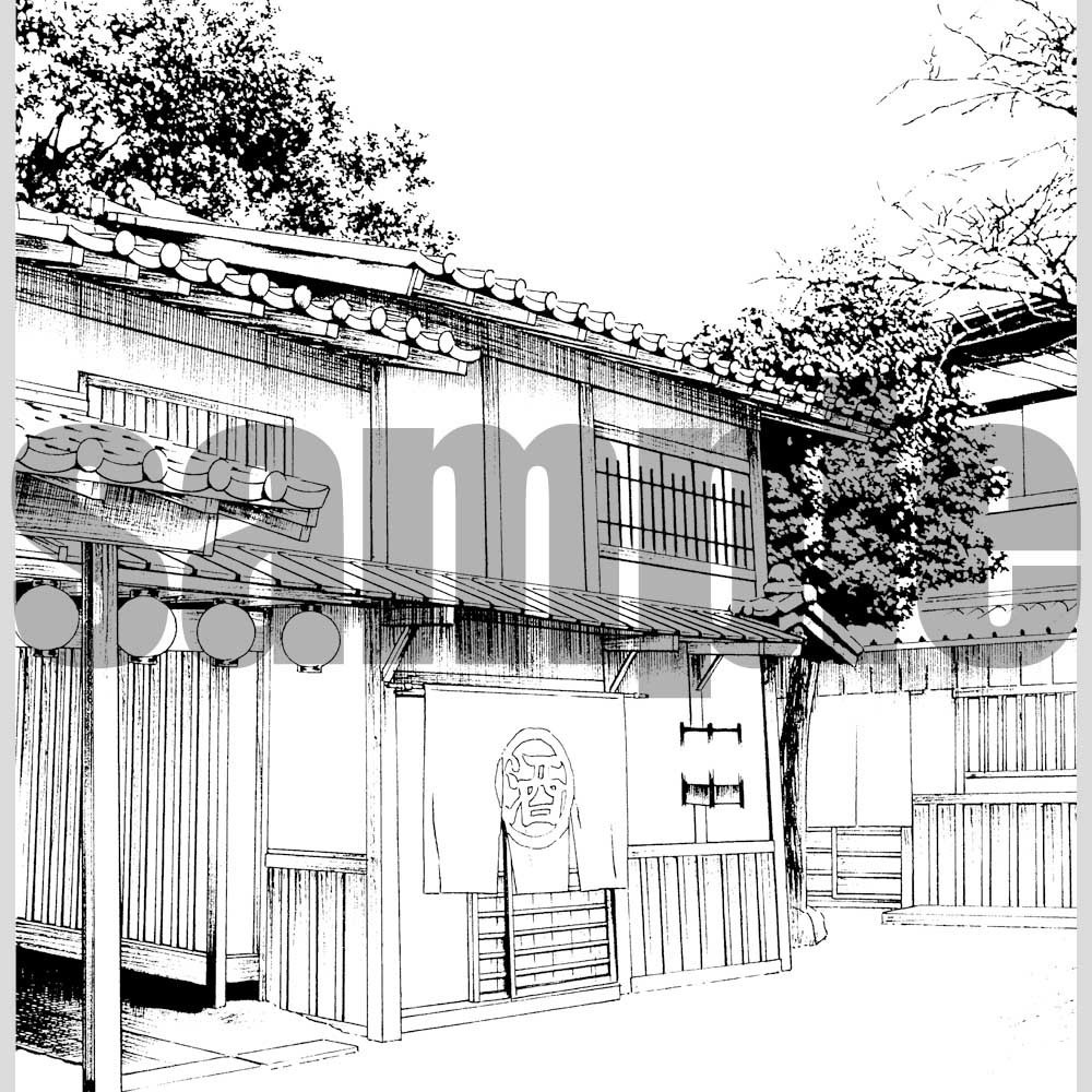 町並み04 和風背景023