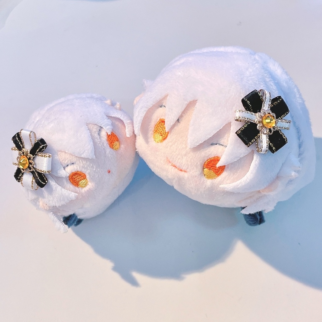 ゴシックなお花の髪飾り