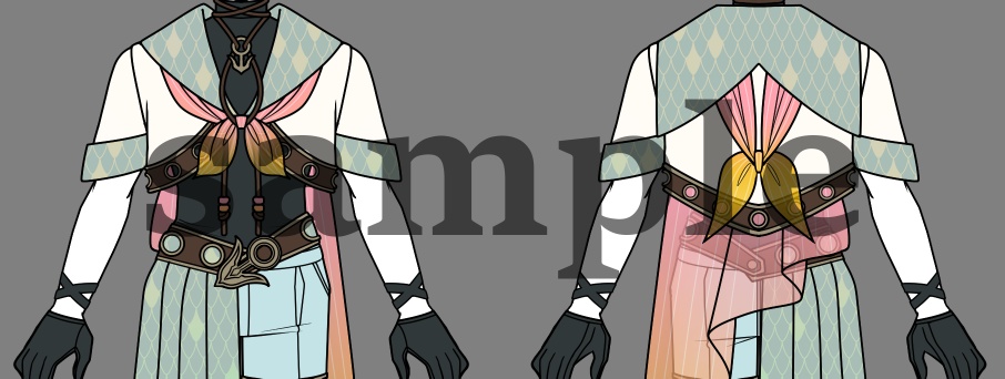 衣装デザインseason01 FULL SET