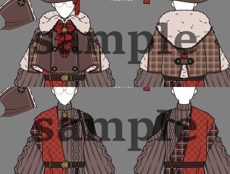 衣装デザインseason01 FULL SET