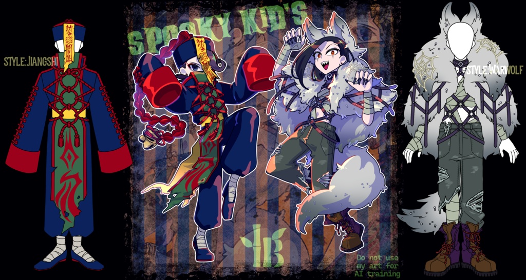 衣装デザインseason02 Spooky Kid's