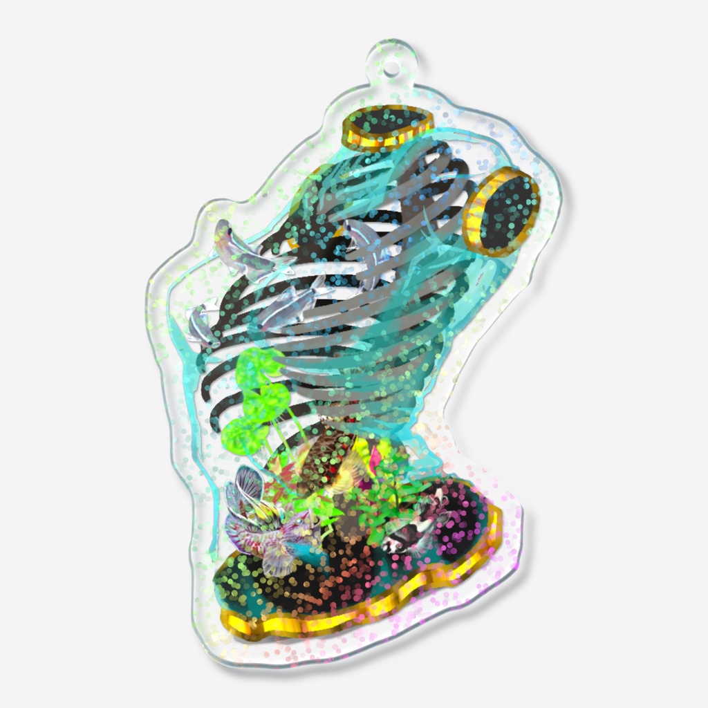 寄瀬星蝦ホロアクキー(胸郭水槽)