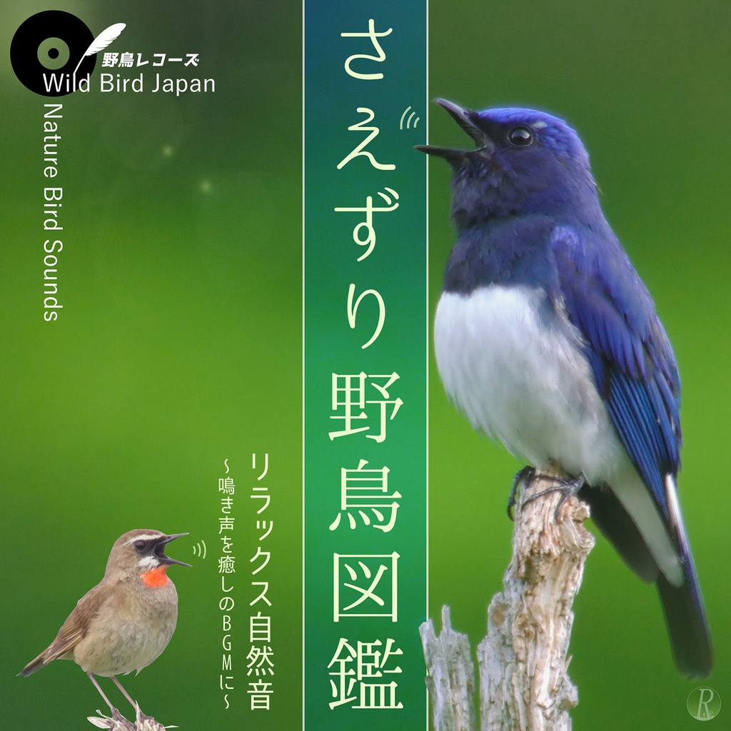 Bird　REST　IN　音楽CD『さえずり野鳥図鑑　Japan　Records　BOOTH　リラックス自然音　RECORDS　～鳴き声を癒しのBGMに～』Wild　ReAmbient