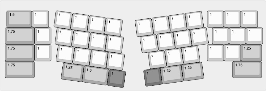 GPK60-46A Poker互換(GH60、DZ60)ケース対応キーボード