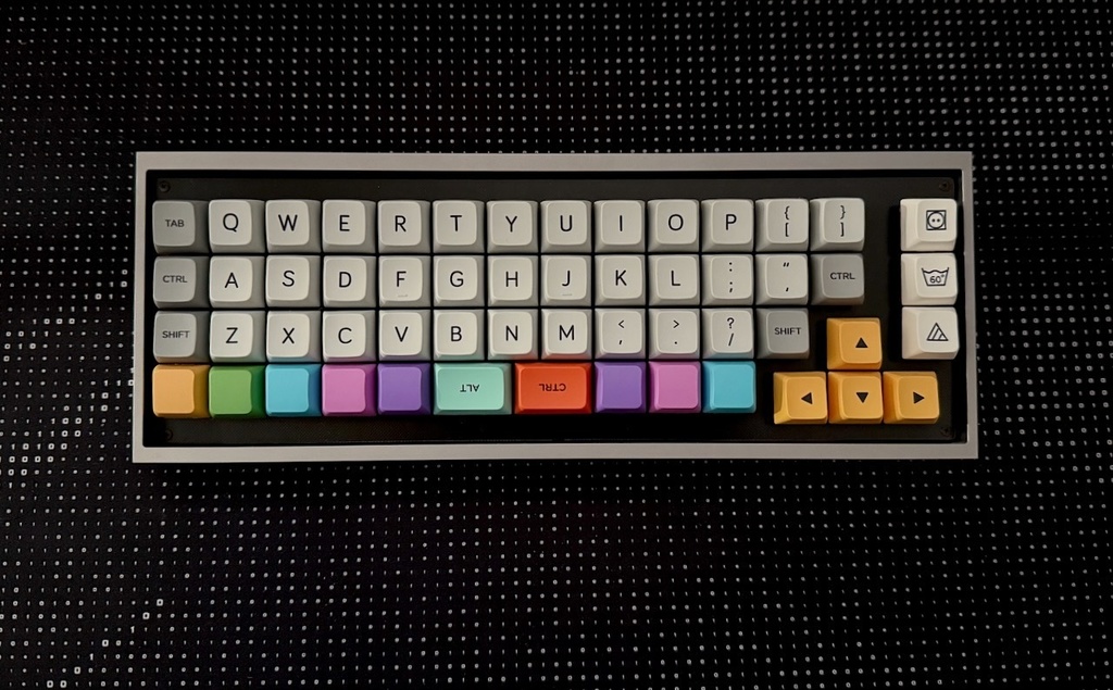GPK60-55O V2 Poker互換(GH60、DZ60)ケース対応キーボード