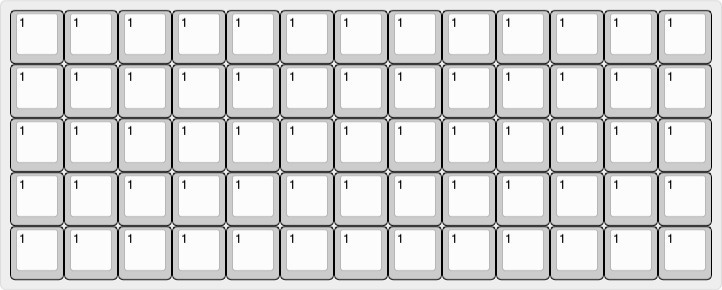 GPK60-65O Poker互換(GH60、DZ60)ケース対応キーボード