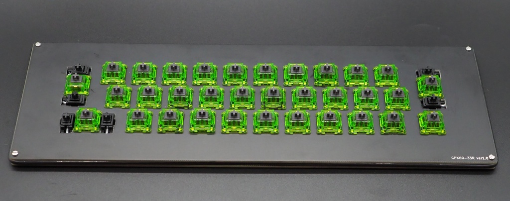 GPK60-33R Poker互換(GH60、DZ60)ケース対応キーボード