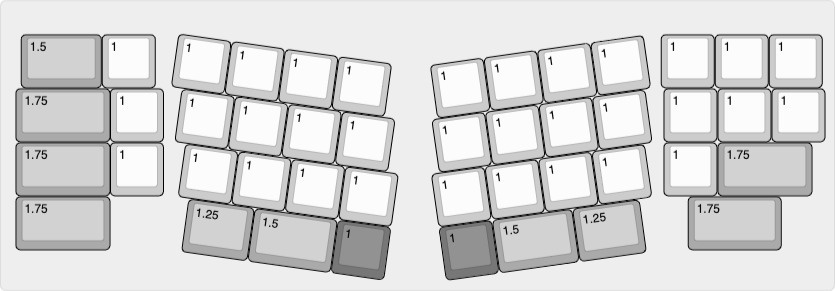 GPK60-46SGR Poker互換(GH60、DZ60)ケース対応キーボード