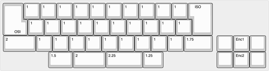 GPK60-37R2RE Poker互換(GH60、DZ60)ケース対応キーボード